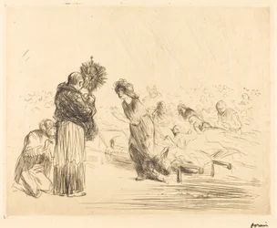Le miracle devant le Saint-Sacrement (quatrième planche)