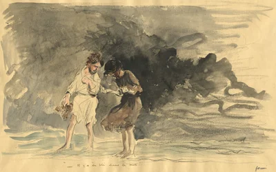 Il y a du maïs dans la mer!, dernier quart des années 1800 ou premier tiers des années 1900