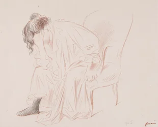 Femme assise