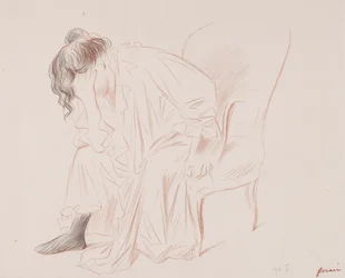 Femme assise