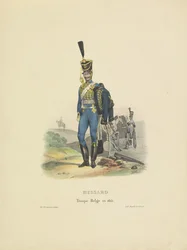 Hussard néerlandais, 1815