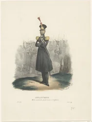 Officier de la Milice nationale, 1829 (titre sur l