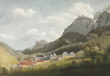 Paysage de la Grande Chartreuse, fin des années 1700-1800