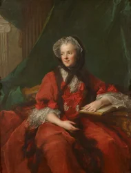 French: Portrait de la Reine Marie Leczinska Portrait of Marie Leszczyńska