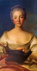Portrait of Madame Louise Dupin (1706-1799).