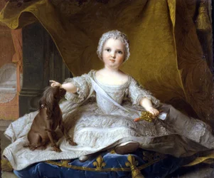 Portrait de Madame Maria Zeffirina - Peinture de Jean Marc Nattier (1685 - 1766). 1751 - Galerie des Offices, Florence