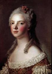 Portrait de Marie Adélaïde de France dite Madame Adélaïde, fille de Louis XV