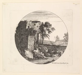 Les Ruines à gauche