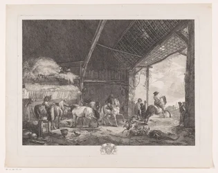 Figures et chevaux dans l