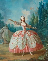 Portrait de Barbara Campanini 1721-1799, connue sous le nom de La Barbarina, 1721