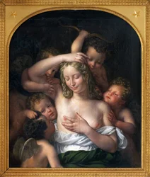 Nymphe et Amour