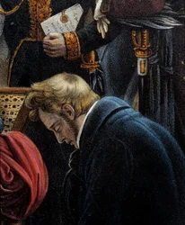 La mort de Napoléon, 5/05/1821 à Sainte-Hélène (détail)