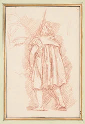 Figure masculine en costume de la Renaissance