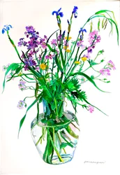 High Summer (aquarelle et encre sur papier)