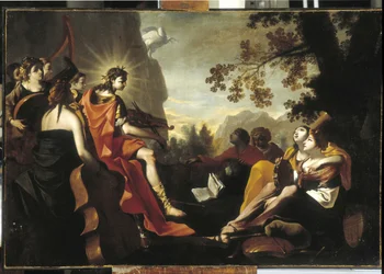 Apollon et les Muses sur le mont Parnasse