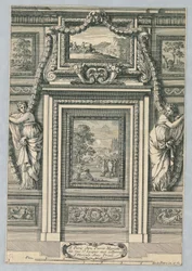 Conception pour porte, de "Placarts Out Ornemens"