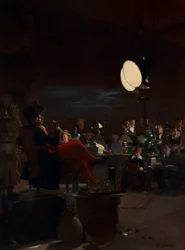 Une classe de nuit, c.1881