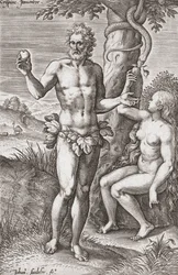 Adam et Ève dans le Jardin d