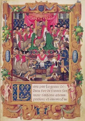 Henri II préside une réunion de chapitre de l