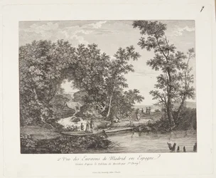 Vue des environs de Madrid (2e Vue des Environs de Madrid en Espagne)