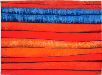 Tissus marocains 3, 2013 (gouache sur papier)