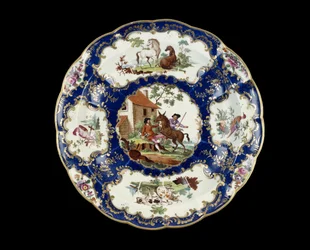 Plat circulaire, 1768-1770