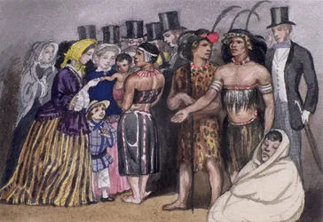 Rencontre avec les Zoulous à Londres, 1853