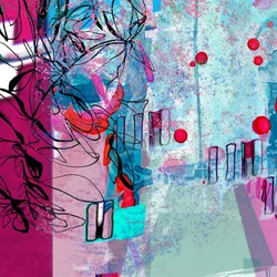 Paysage floral onirique
