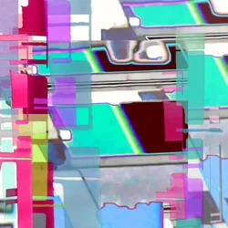 Abstrait glitch dynamique