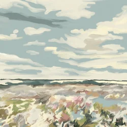 Fleurs des dunes, ciel océanique