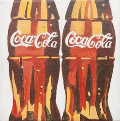 Bouteilles de Coca Cola (acrylique)