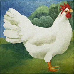 Coq, 2013 (acrylique sur toile)