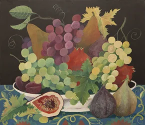 Fruits dans un bol (acrylique)