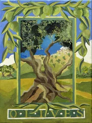 Olives vertes, 2014 (acrylique sur toile)