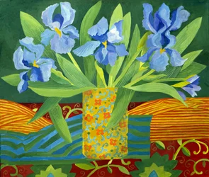 Iris, 2014 (acrylique sur toile)
