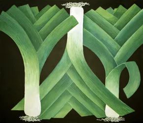 Poireaux, 2014 (acrylique sur toile)