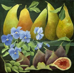 Fruits mélangés, 2013 (acrylique sur toile)