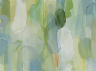 Abstrait vert et bleu