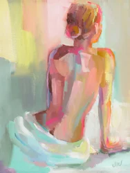 Femme posant