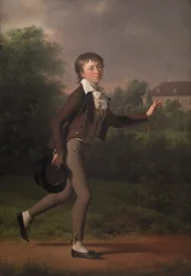 Un garçon courant. Marcus Holst von Schmidten
