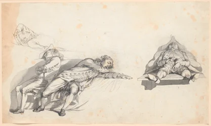 Une scène sur le Mont Salève, Suisse, après une beuverie