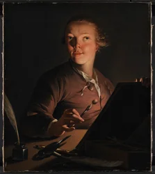 Autoportrait à la chandelle