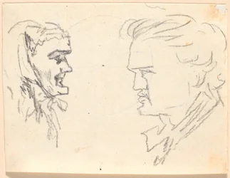 Deux Profils Tournés l