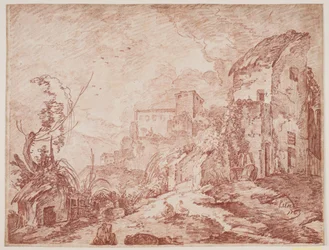 Paysage imaginaire italien