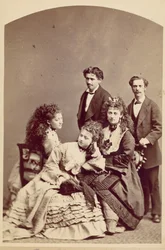 Famille Wohes, New York, années 1870