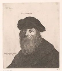 Portrait de Pythagore. (titre sur l