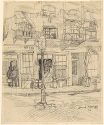 Scène de rue à New York