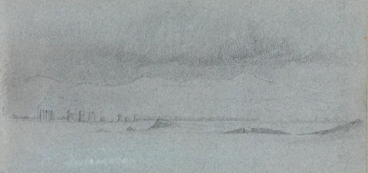 Carnet de croquis de sujets de paysages italiens, 1869