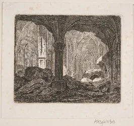 Intérieur de la même ruine 1806