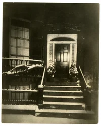 26 Louisburg Square, Boston, la nuit, où Jenny Lind a séjourné, Boston, États-Unis, vers 1902-10